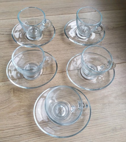 Set clear glass espresso - clear,