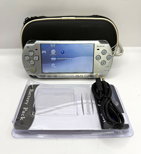 Sony psp 2003 silver - psp-2003,