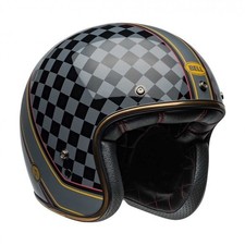 Bell Open Face Helmet - Custom 500 ECE22.06 Roland Sands Design - Black/Grey