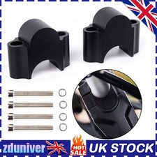 11/8" 28mm Motorcycle HandleBar Bar Riser Risers Mount Clamp Adaptor Dirt Bike`