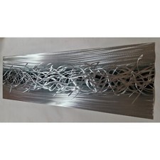 Charged. Modern abstract  metal wall art. Home Decor. Black and Silver 