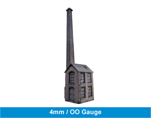 Boiler house chimney - house, /