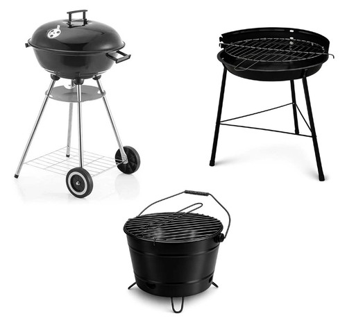 Round kettle bbq charcoal - bbq,