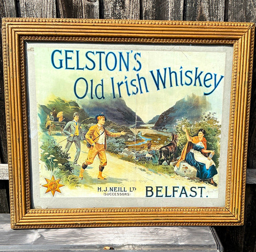 Gelston old irish whiskey - old,