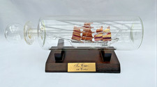 Glass Tea Clipper Ship In A