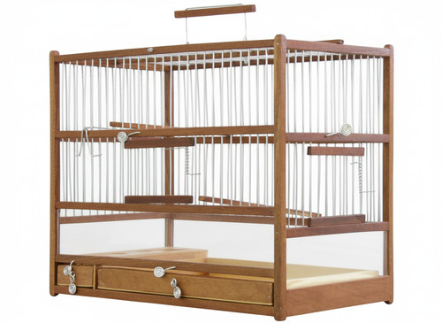 New wooden bird cage - new,