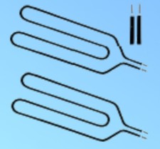 2 x UNIDARE / HEATSTORE TYPE STORAGE HEATER ELEMENT SCREW PIN FITTING 850W