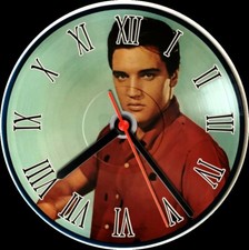 CD wall clock elvis can be