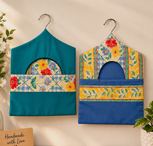 Handmade clothing peg bags - 2,