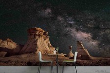 3D Boulder Starry Sky