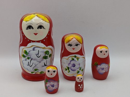 Vintage russian nesting dolls - russian,