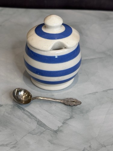 Vintage cornishware lidded - vintage,
