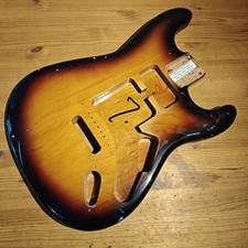 Vintage 2002 Squier By Fender Stratocaster Guitar Body Relic Sunburst Lightw #19