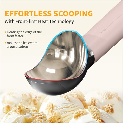 Rechargeable heated ice cream - rechargeable,