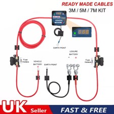 Ready Made Battery Split Charge Relay Kit 12V 140A Digital VSR Sense Camper Van