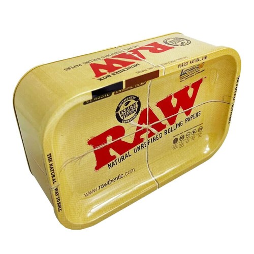 Raw metal cache box munchies - cache,