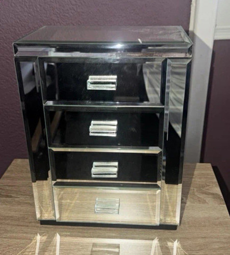 Glass mirror draw jewellery - glass,