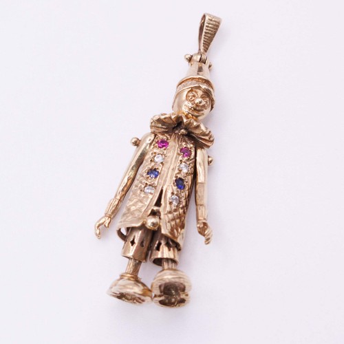 9ct yellow gold articulated - gold,