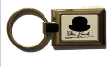 Laurel hardy keyring signed - &,