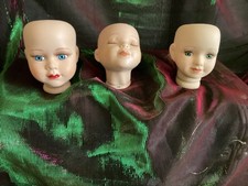 Vintage  Porcelain Doll Heads