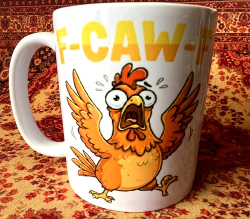 Caw tea coffee mug funny - tea,