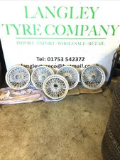 Wire Wheels -Classic Car- Multi Spoke -Single Centre- retro- Jaguar MG/Spitfire 