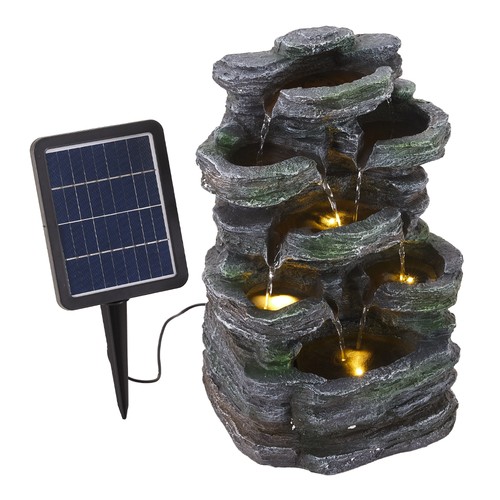 Cascading water feature solar - feature,