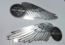 Harley Davidson silver wings