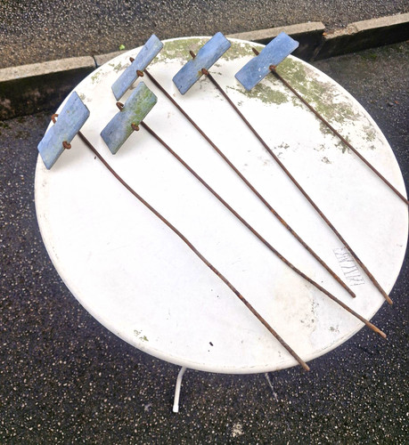 Vintage galvanised zinc - galvanised,