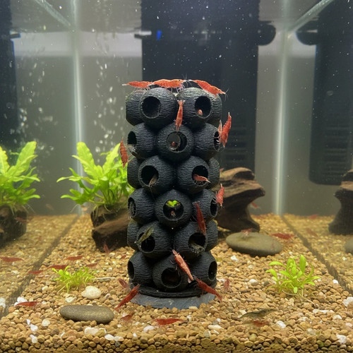 Shrimp breeding tower - breeding, cave