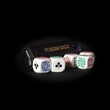 Deluxe Poker Dice / Liar Dice - Supplied in a Leather Case