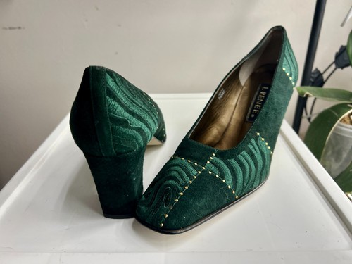 Renee emerald green suede - renee,