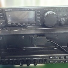 Yaesu FT900  HF Transceiver with Microphone Tested Black Made In Japan