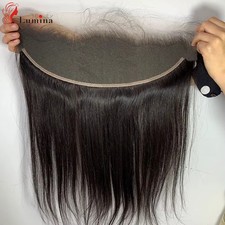 Peruvian Straight Hair 5x5 Lace Closure 100% Human Remy Hair Natural Black      