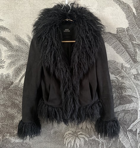 Afghan coat black - coat,