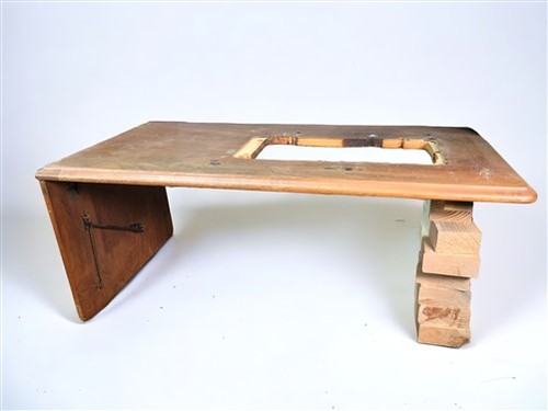 Singer wood table top treadle - singer, top,