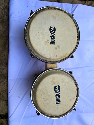 Rockjam wood bongo - bongo, set