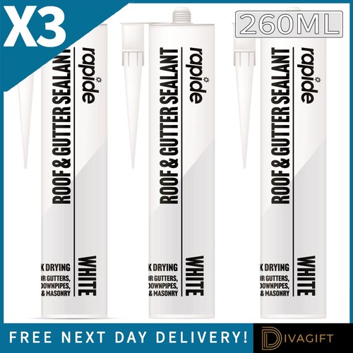 White roof gutter - white, &