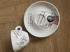 Illy Cappuccino Artist Cups And Saucers Numbered And Signed Shizuka Yokomizo
