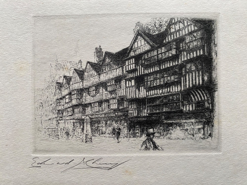 1910 antique etched - 1910,