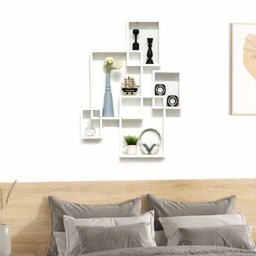Wall mounted interlocking cube - interlocking,