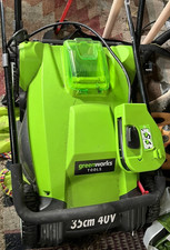 GREENWORKS TOOLS 40V Lawn Mower 35cm  MOWER & BASKET ONLY - GOOD CONDITION!