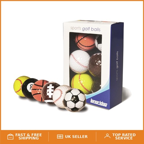 Novelty pack golf - 6-pack, balls