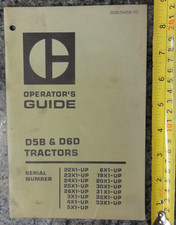 Caterpillar D6 Operator's