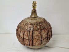 Large vintage Bernard Rooke pottery lamp