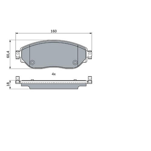 Bosch 986 494 - 741, brake