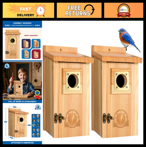 Pack outdoor bluebird houses - pack,