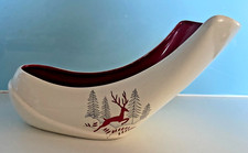 RARE Vintage 1950’s Crown Devon Stockholm Fielding Large Vase Leeping Deer bowl