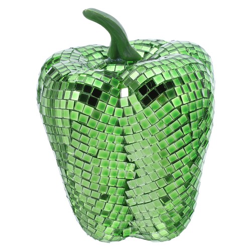 Mirrored glass pepper disco - mirrored,