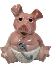 Ceramic Piggy Bank Figurine